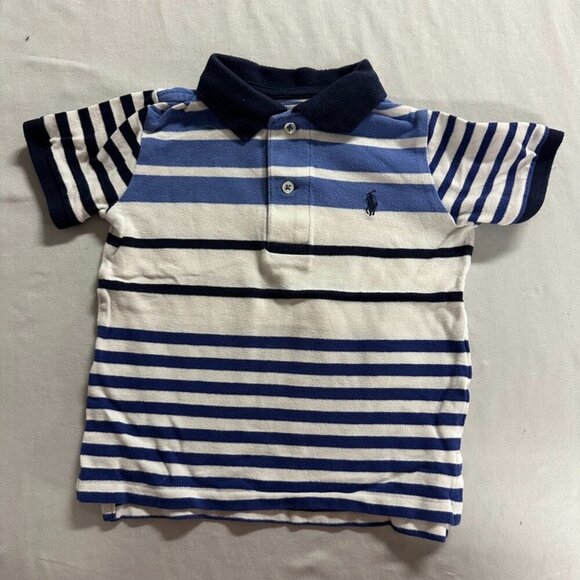 Polo - Ralph Lauren - short sleeve striped polo shirt. - Picture 1 of 5